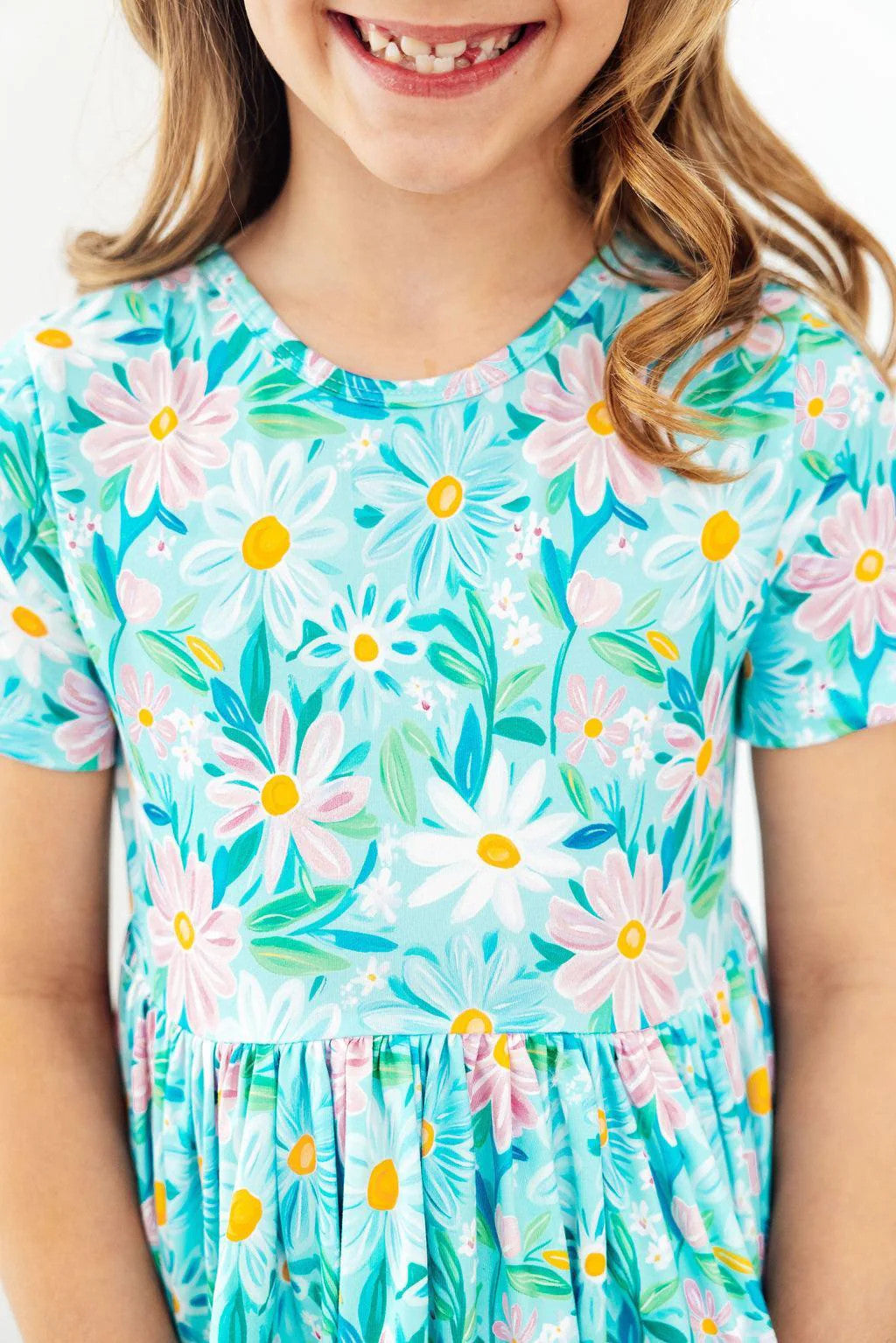 Preppy Daisies Pocket Twirl Dress
