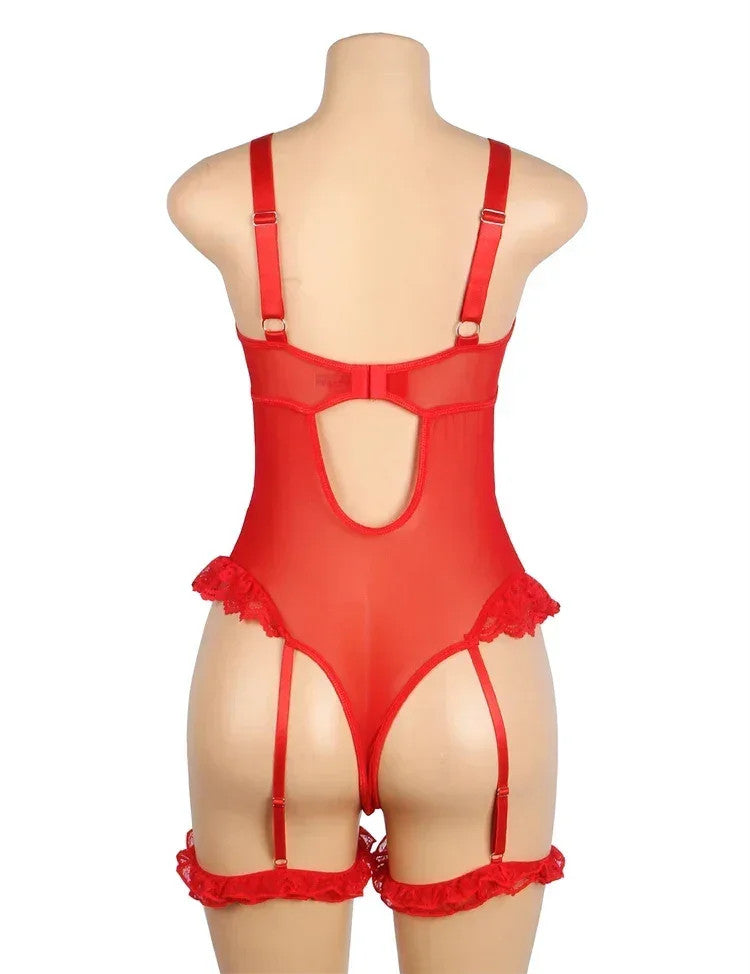 Comeondear Leotard / Suspenders Teddy