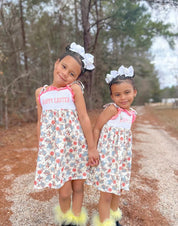 Smocked happy Easter thumper Dress