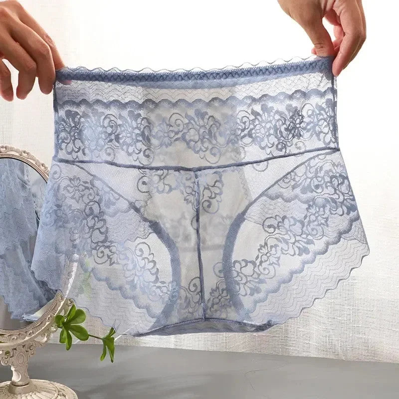 Women Lace Hollow Transparent Panties