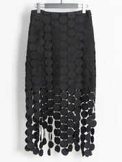 Fringe Midi Skirt
