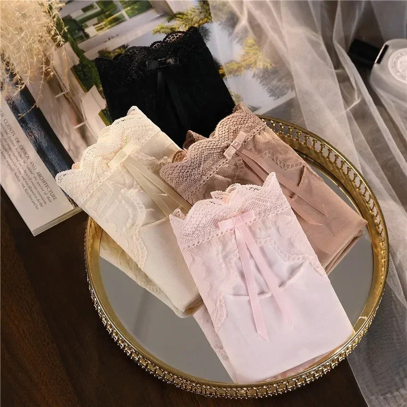 Women Lace Hollow Transparent Panties