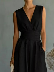 Full Size Sleeveless Wide Leg Jumpsuit Plus Size