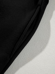 Drop Shoulder Zip Up Jacket and Drawstring Pants Active 2pcs Set