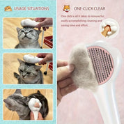 Pet Massage Hair Removal Comb, Pet Hair Remover