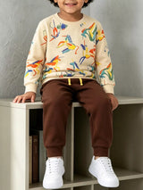 Children's Unicorn Print Sweatshirt and Joggers Set