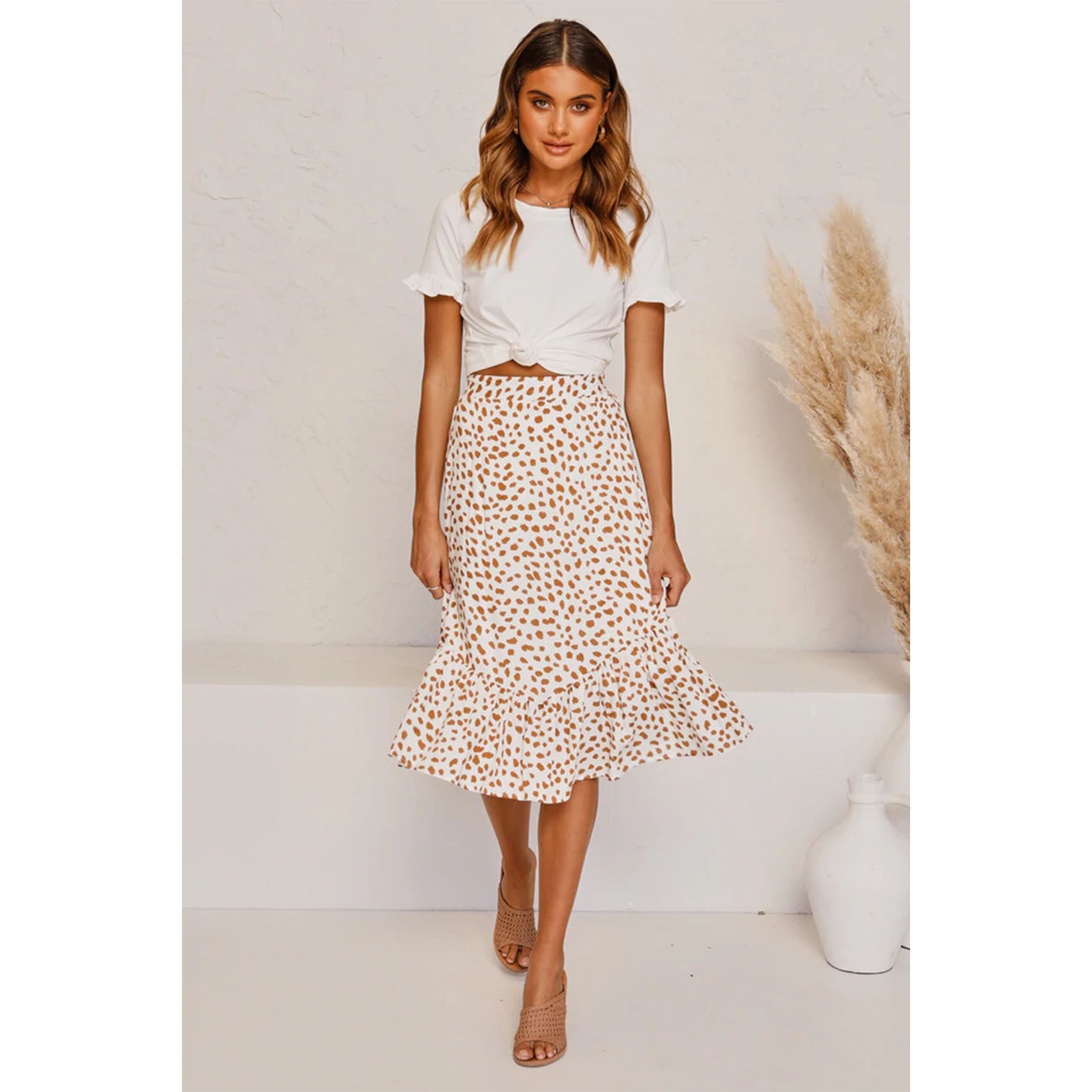 Flirty Leopard Print Skirt