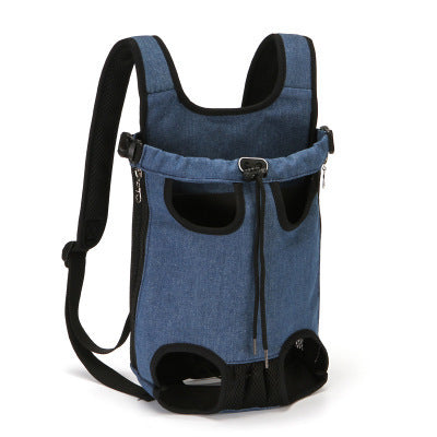 Dog Carrier Backpack for Small Pets, Hands-Free Travel Bag with Legs-Out Design for Cats and Puppies