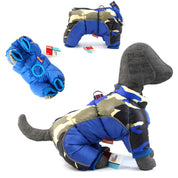 Pet Winter Thickened Warm Down Jacket with reflective strips