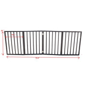 Pet Gate - Dog Gate For Doorways,Stairs Or House-standing, Folding