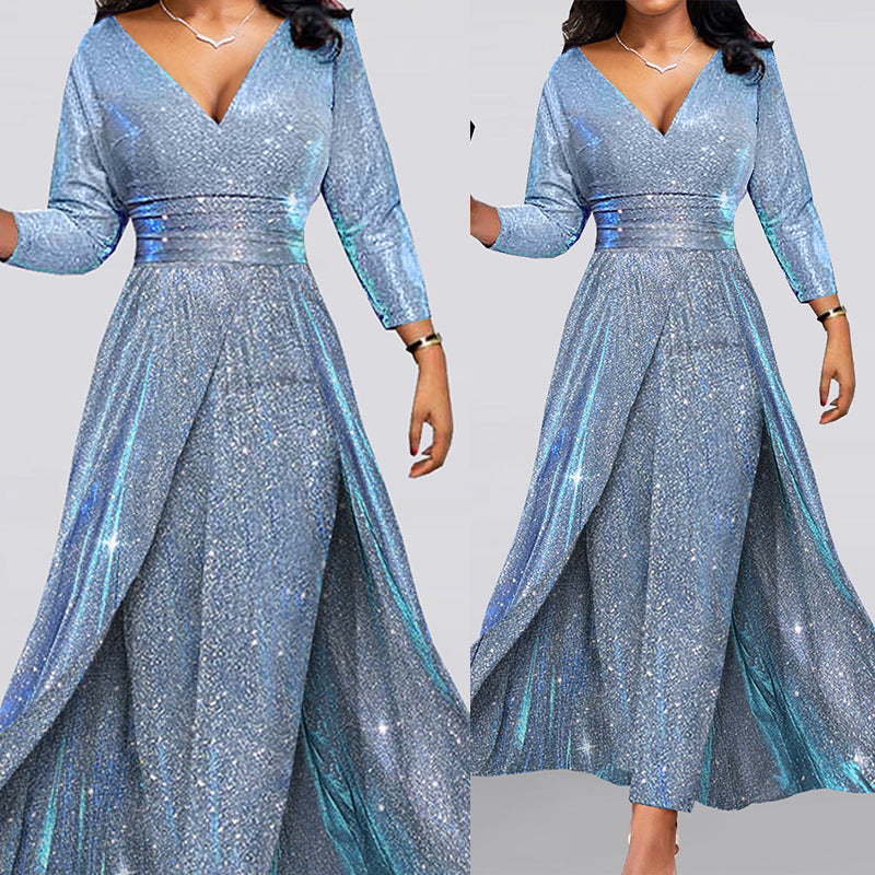 Double-sided Sequined Jumpsuit