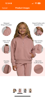 Girls 3-Pack Sweatshirts