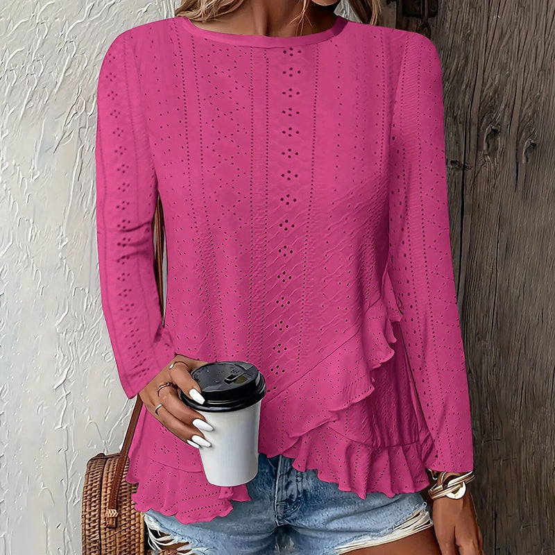 Ruffle Hem Top