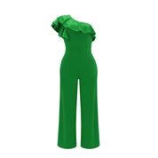 Elegant One Ruffle Romper