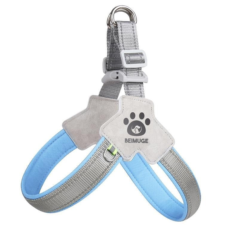 Dog No-Pull No Choke Reflective Adjustable Harness No-Pull No Choke Pet Harness For TrainingWalking