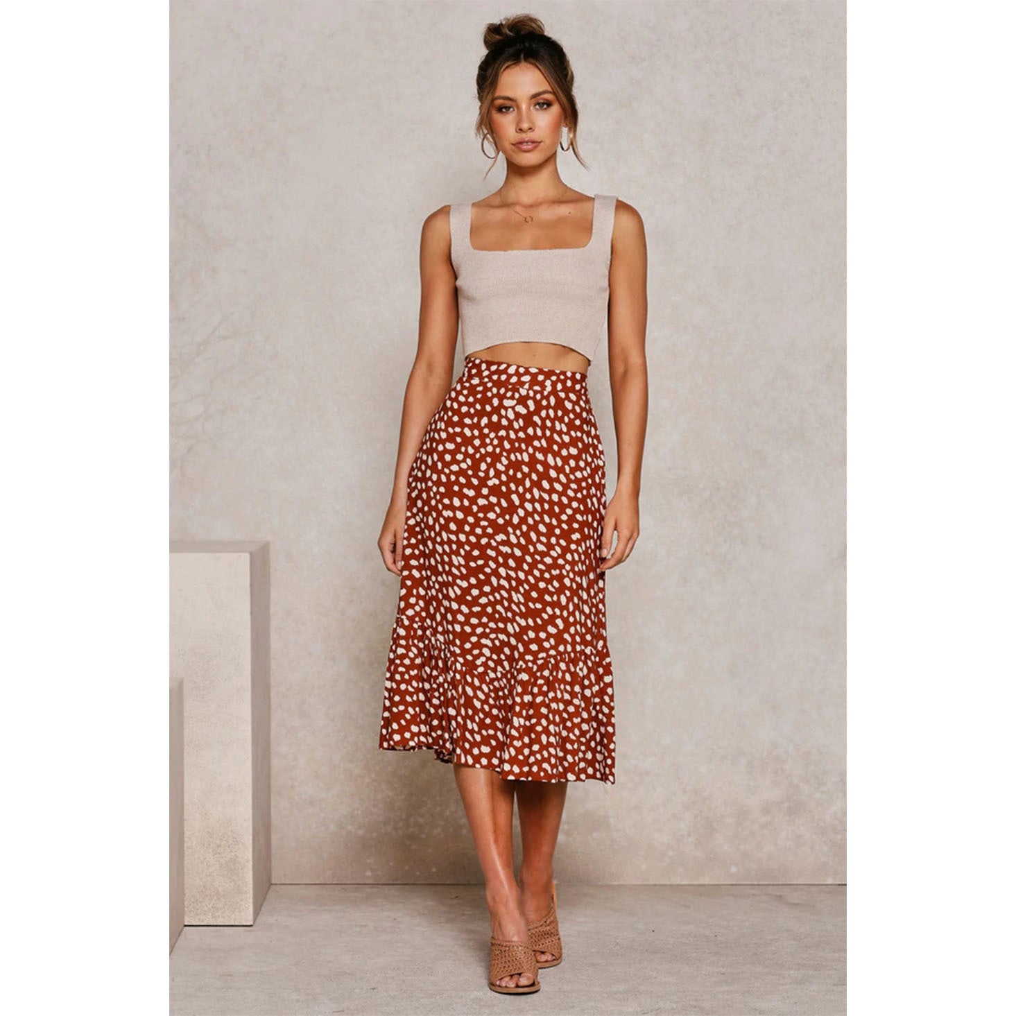 Flirty Leopard Print Skirt