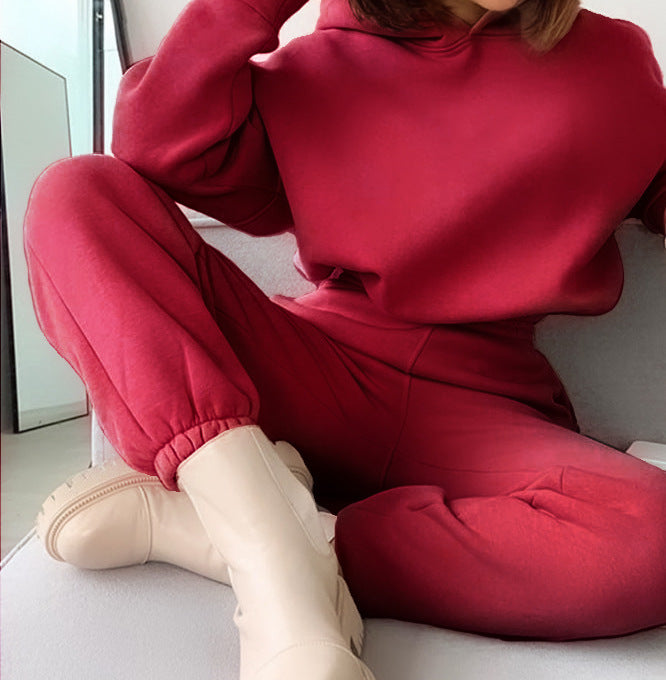 Hooded Crop Sweatsuit