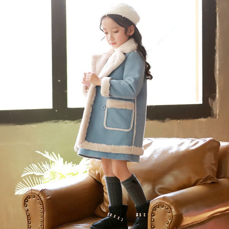 Kidz Faux Sheepskin Winter Coat