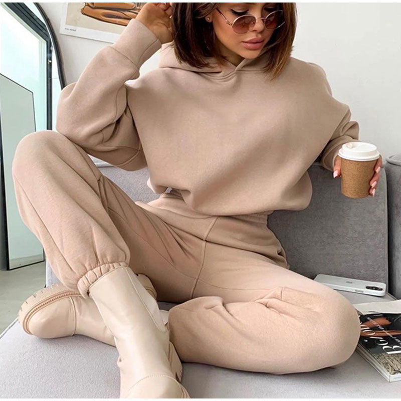 Hooded Crop Sweatsuit