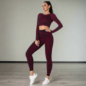 Versa2 Motion Set - Two-piece Knitted Seamless Active Wear Set.