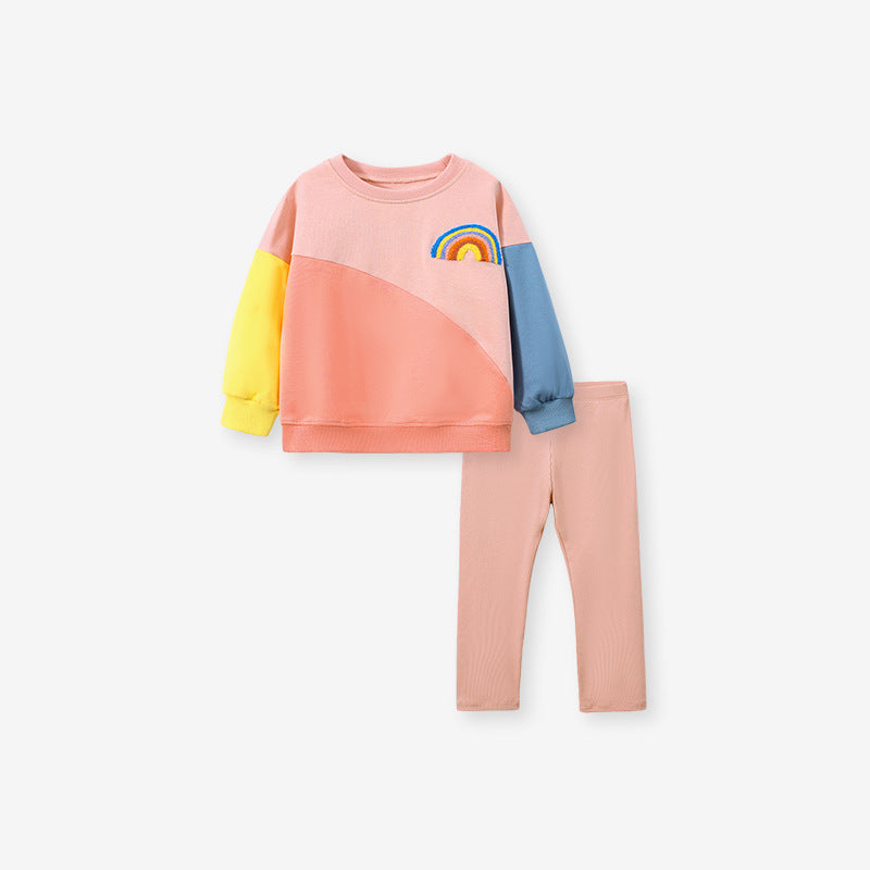 Fall Rainbow Pullover set