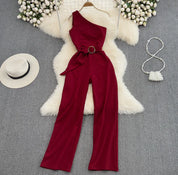 SlimFit High-Waist Jumpsuit