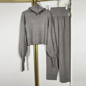 Loose Turtle Neck Two-piece Sweater Set