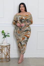 To The Beat Plus Size Dress