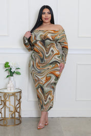 To The Beat Plus Size Dress