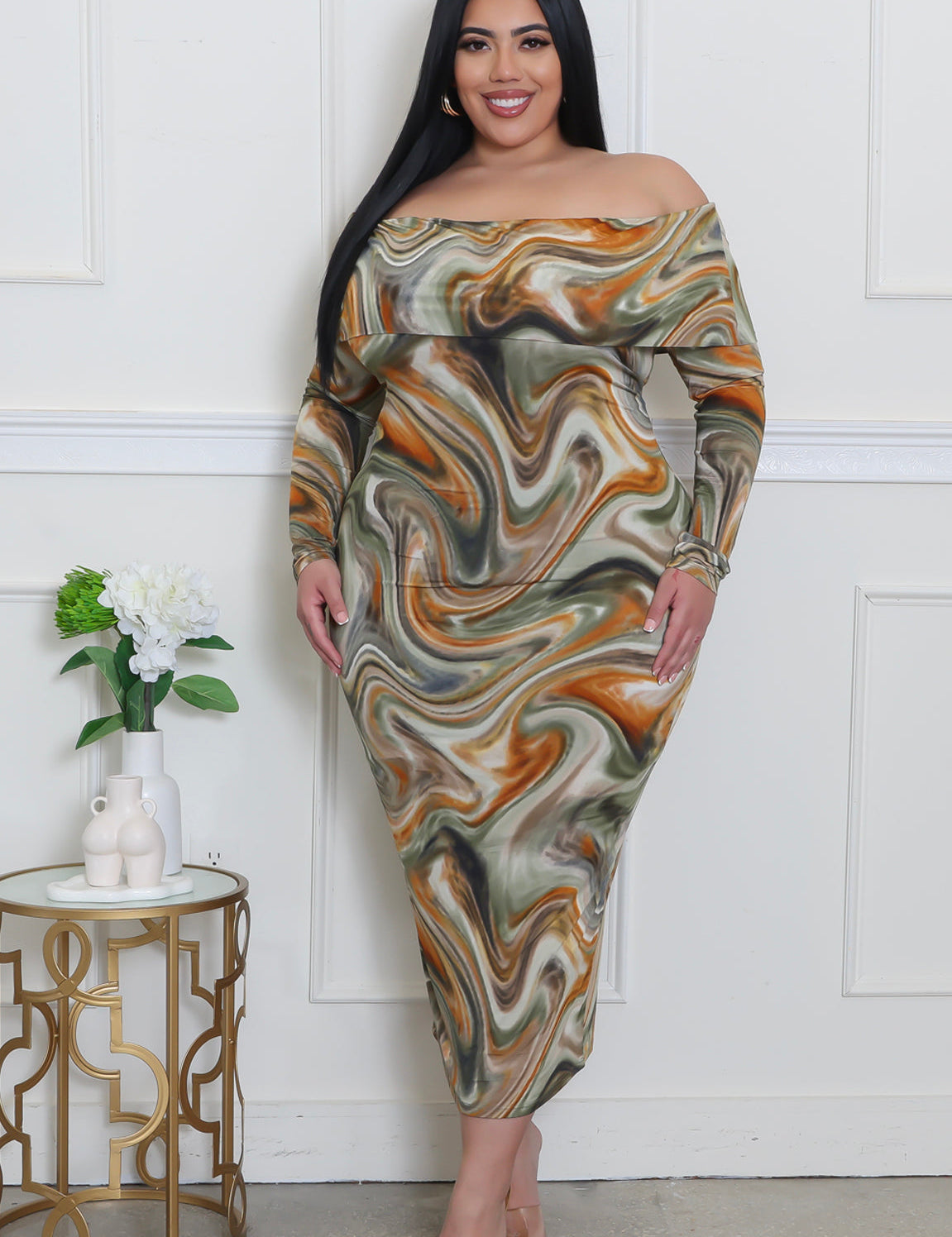 To The Beat Plus Size Dress