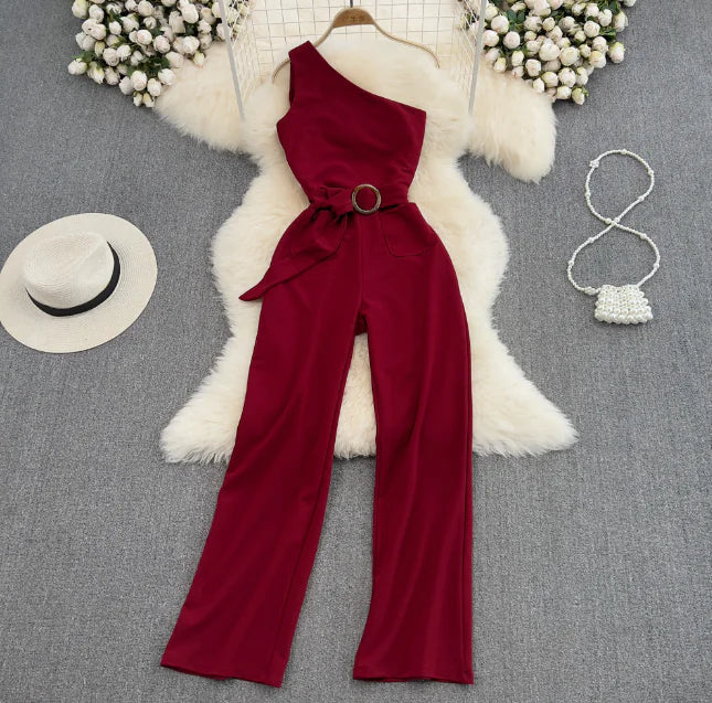 SlimFit High-Waist Jumpsuit