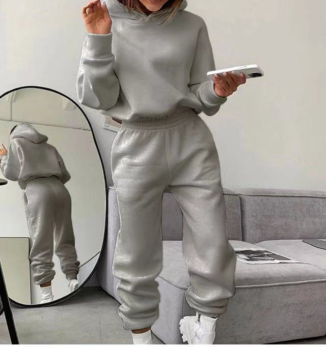 Hooded Crop Sweatsuit