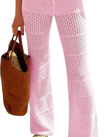 Boho Knit High Waist Swim Suit Cover up