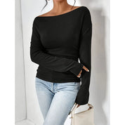 Women's Off Shoulder Long Sleeve