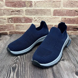 Breathable Mesh Round Toe Platform Athletic
