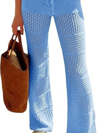 Boho Knit High Waist Swim Suit Cover up