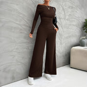 Fitted Long Sleeve Top Set