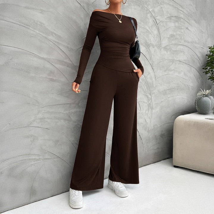 Fitted Long Sleeve Top Set