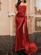 Sweetheart Neck Tube Evening Dress