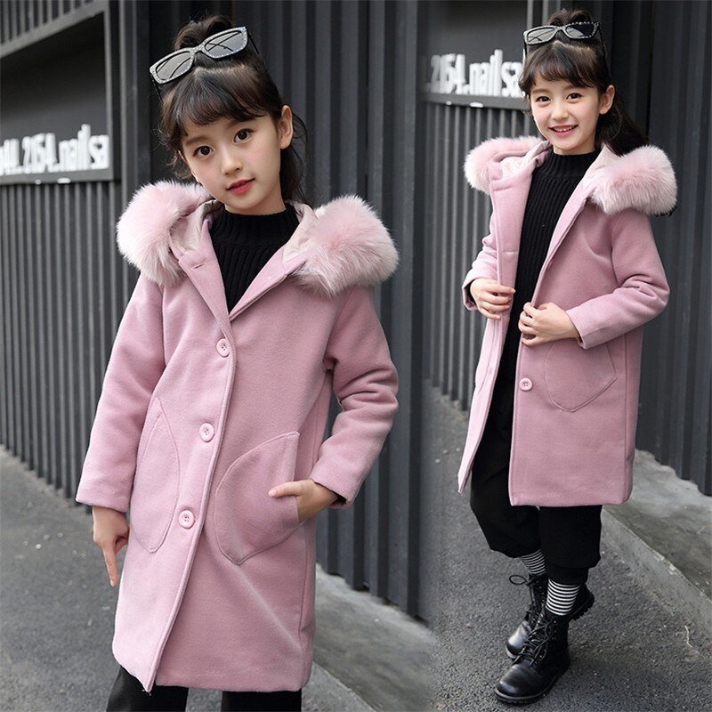 Long Sleeve wool Coat