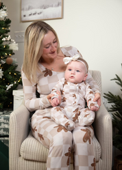 Bamboo Women’s Christmas Pajamas | Matching Holiday Family Set - Gingerbread