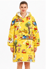 Winnie the Pooh & Friends Wearable Blanket Hoodie for Kids & Adults