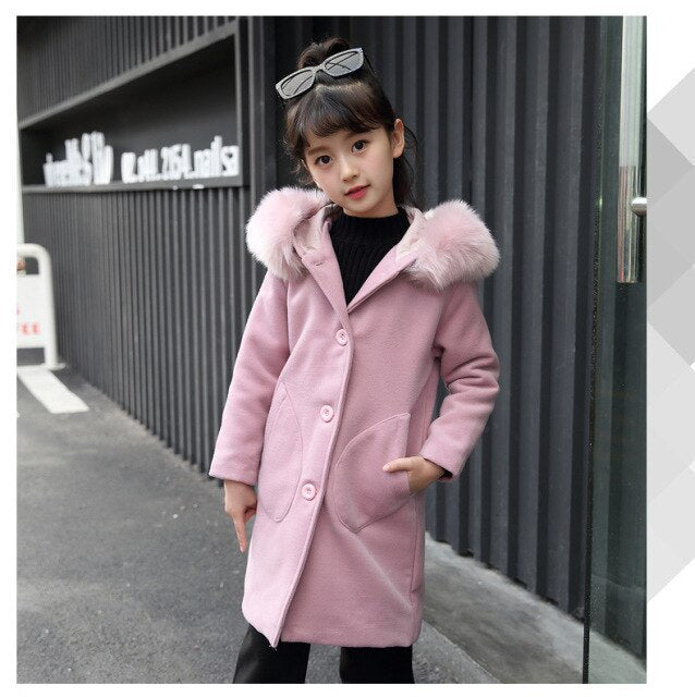 Long Sleeve wool Coat