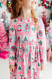Dear Santa L/S Pocket Twirl Dress