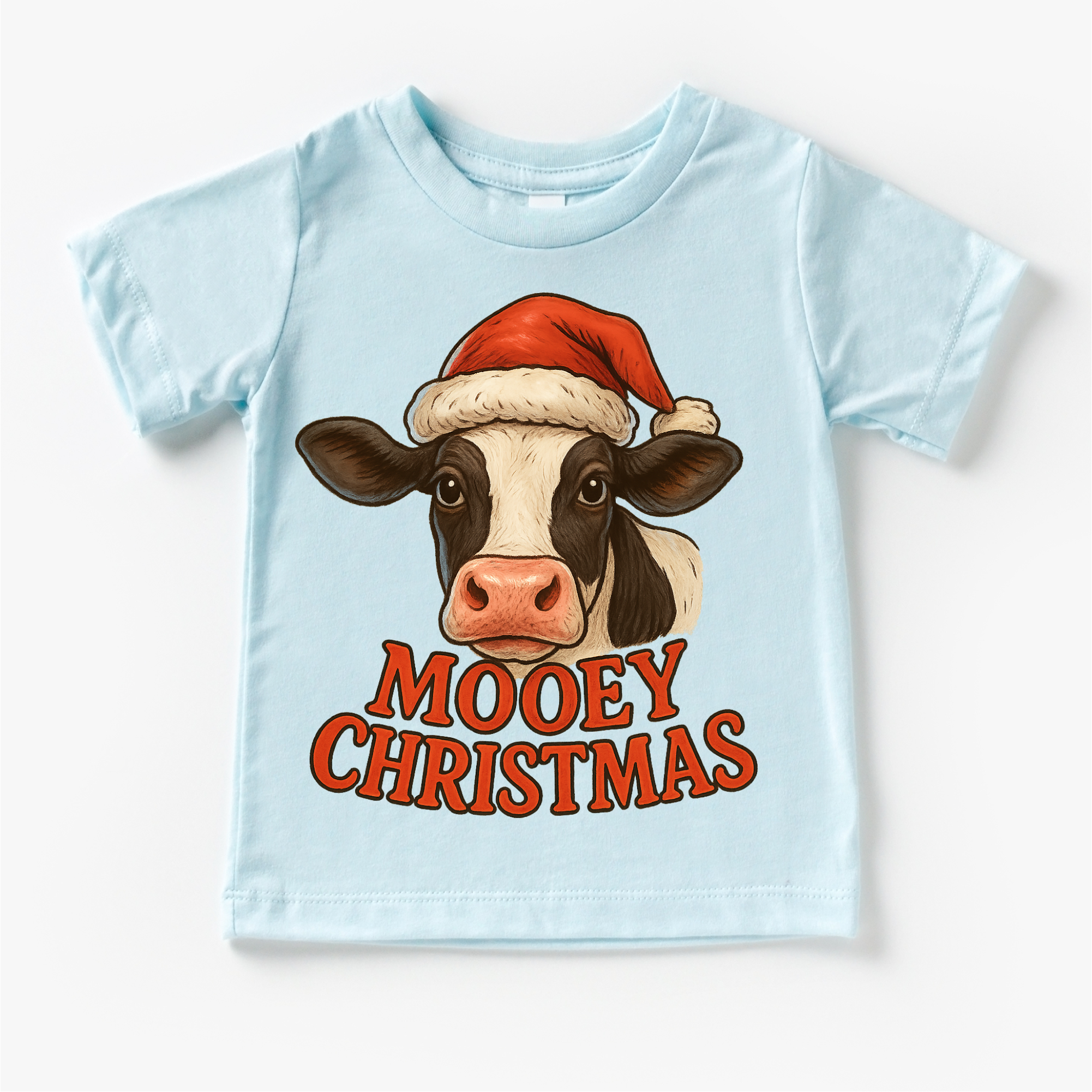Mooey Christmas Country Cow Shirt