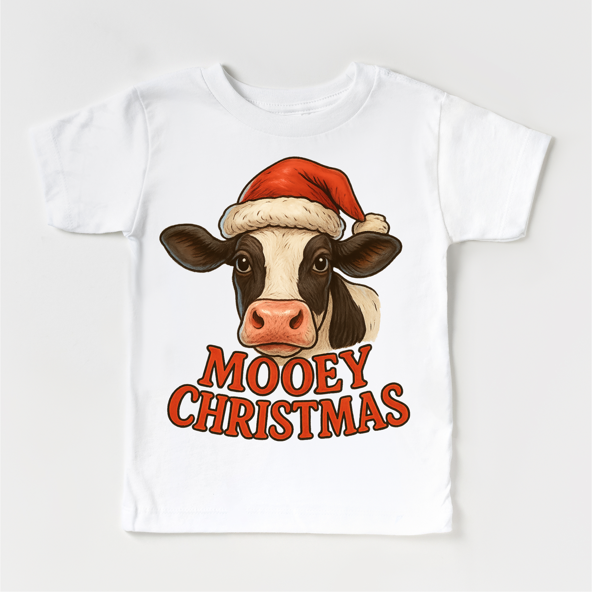 Mooey Christmas Country Cow Shirt