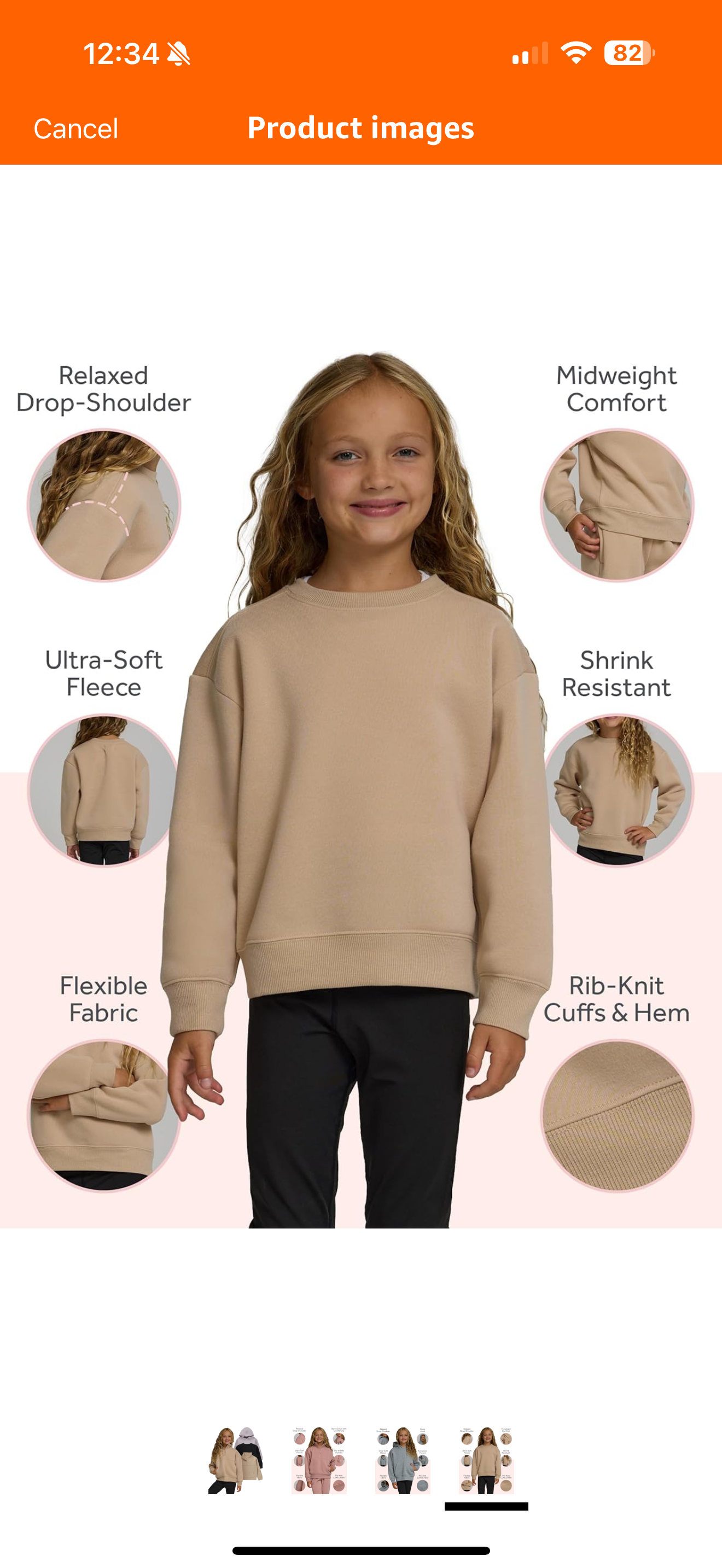 Girls 3-Pack Sweatshirts