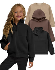 Girls 3-Pack Sweatshirts
