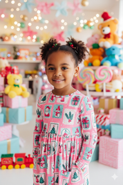 Dear Santa L/S Pocket Twirl Dress