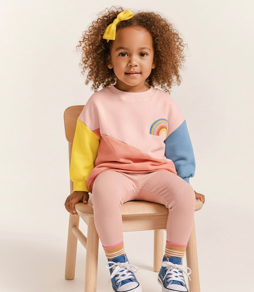 Fall Rainbow Pullover set